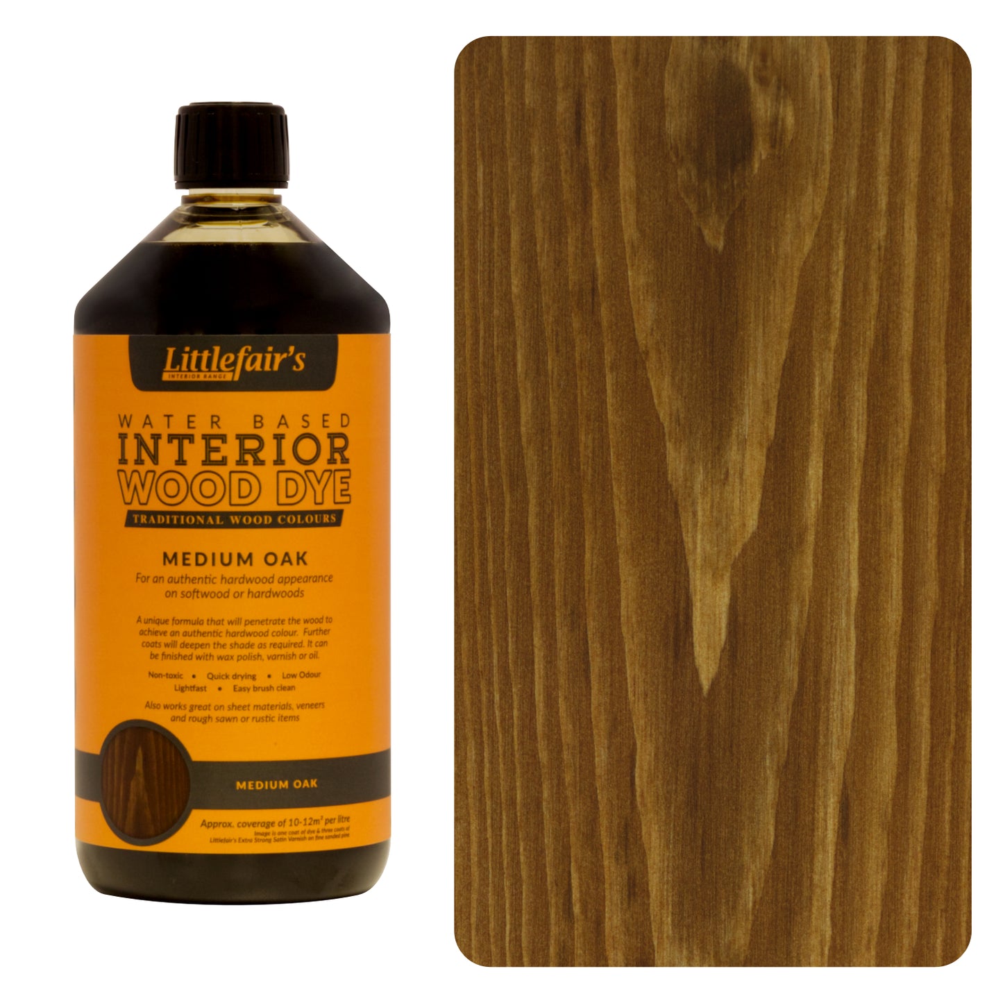 Interior Wood Dye - Medium Oak