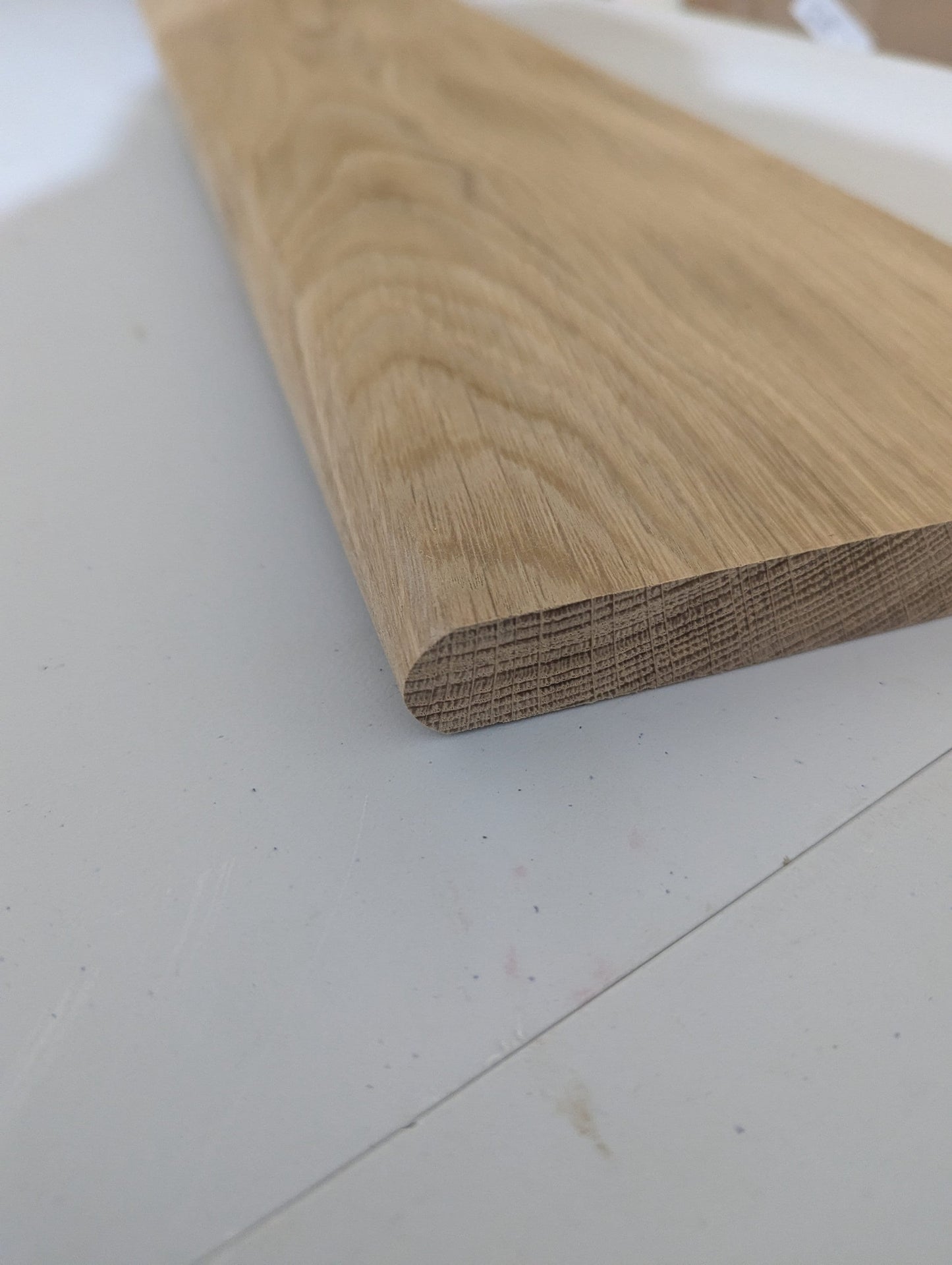 Solid oak window board- window sill- 20mm thick with bullnose moulding