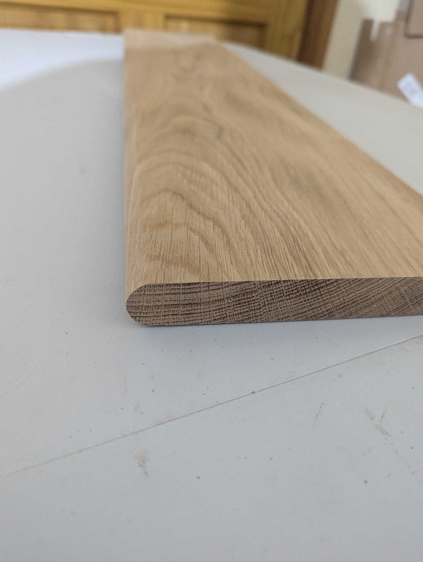 Solid oak window board- window sill- 20mm thick with bullnose moulding