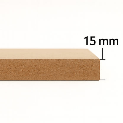 Standard MDF board 15mm Pack of 2