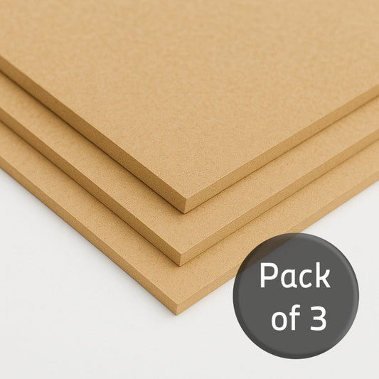 Standard MDF board 4mm - 3 Pack
