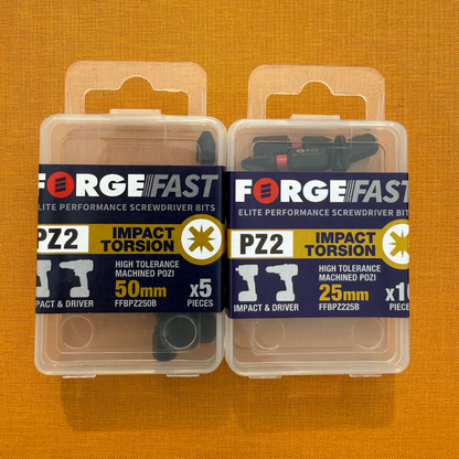 ForgeFast PZ2 Impact Drill Bit Set – 18-Piece Bulk Pack