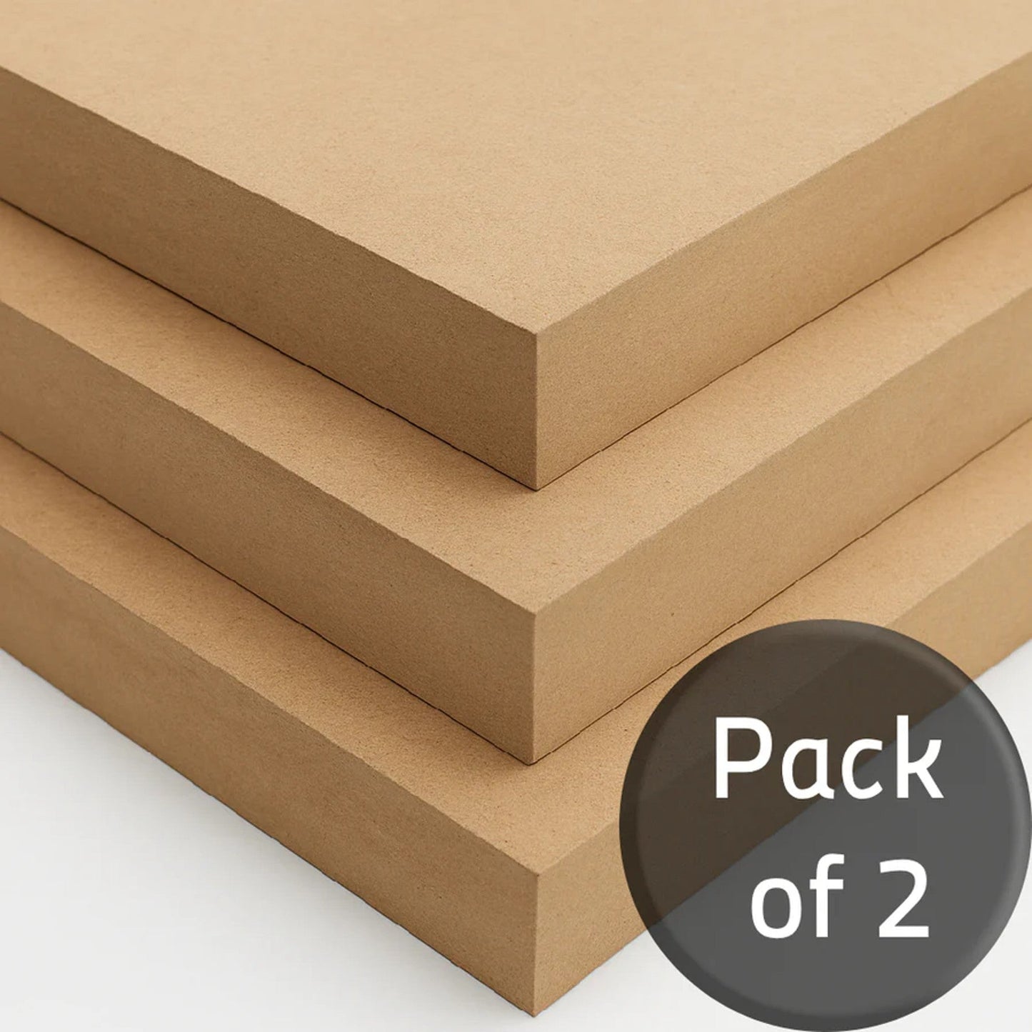 Standard MDF board 25mm Pack of 2