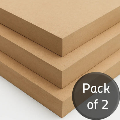 Standard MDF board 25mm Pack of 2