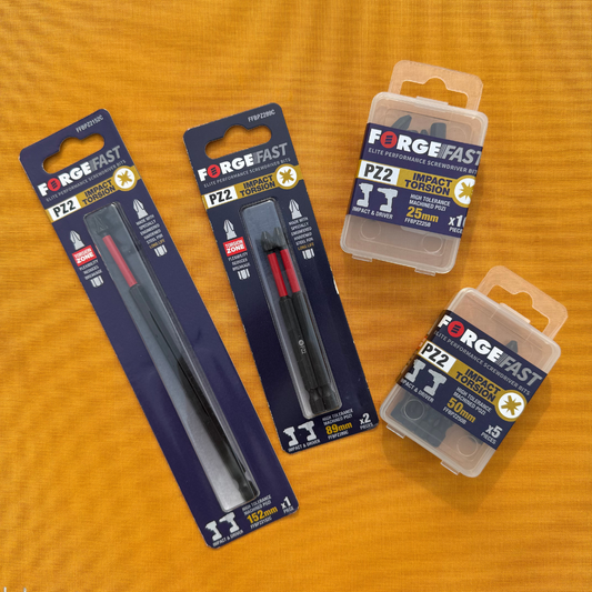 ForgeFast PZ2 Impact Drill Bit Set – 18-Piece Bulk Pack